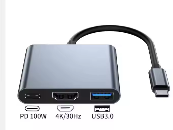 Type-C to for HDMI USB3.0 Stock USB-C Multiport...