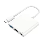 3 in 1 Type C to USB 3.0 HDTV Charging Adapter Cable USB-C 3.1 Hub for Macbook Air Pro Huawei Mate10 Samsung S8/9/10