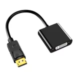 Multi-port adapter DisplayPort to DVI female adapter cable 4K 1080P resolution dual link 24 5 female PVC jacket for monitors