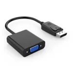 Factory customized computer adapter DisplayPort to VGA male DP male VGA female 1080p resolution PVC sleeve monitor braided layer