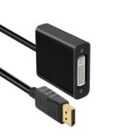 Multi-port adapter DisplayPort to DVI female adapter cable 4K 1080P resolution dual link 24 5 female PVC jacket for monitors