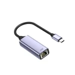 Type C to LAN 2.5G Gigabit Ethernet Adapter 2500Mbps USB to RJ45 Converter for PC Phone Wired USB Hubs