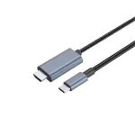 USB C TO HDMI 2M 8K 60Hz 4K 120Hz Adapter Compatible MacBook Huawei Mate30 Type C Cable for High-Speed Computer Stock
