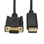 DisplayPort DP to VGA Cable Adapter HD 1080P for Laptop Computer PC HDTV Projector Monitor Display Port to VGA Converter Cable