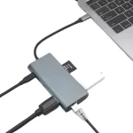 9 in 1 HD Type C Hub 4K Charging Function Cable Hub Multifunction Adapter Dock Available in Stock