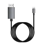 USB C TO HDMI 2M 8K 60Hz 4K 120Hz Adapter Compatible MacBook Huawei Mate30 Type C Cable for High-Speed Computer Stock