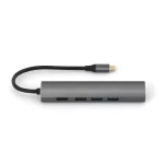 USB3.0 Aluminum 5 in 1 USB Type C Hub Splitter HMDI 4k30Hz OTG Adapter to USB 3.0 2.0 in Stock!